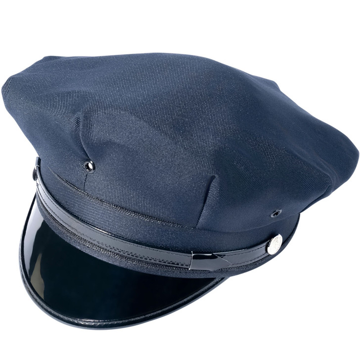 Navy Blue 8 Point Duty Cap, Uniform Hat Security Police Law Enforcement Officer