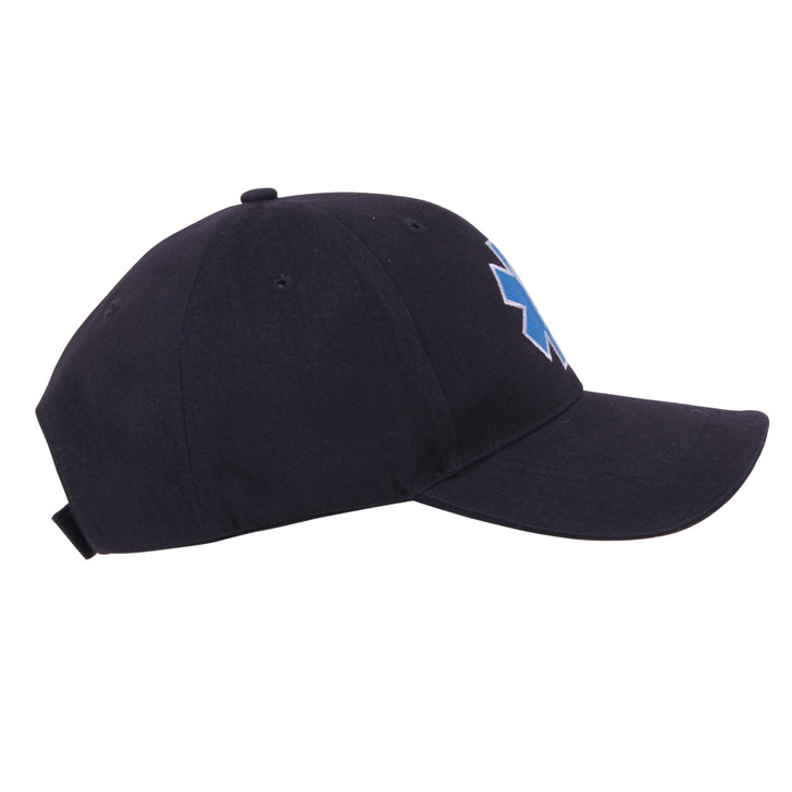 Navy Blue EMT Medical Deluxe Star of Life Adjustable Baseball Hat