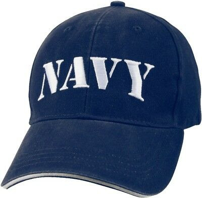 Navy Blue Low Profile NAVY Baseball Cap Hat