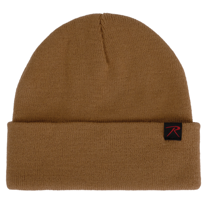 Fine Knit Deluxe Acrylic Watch Cap Solid Colors Cold Weather Hat