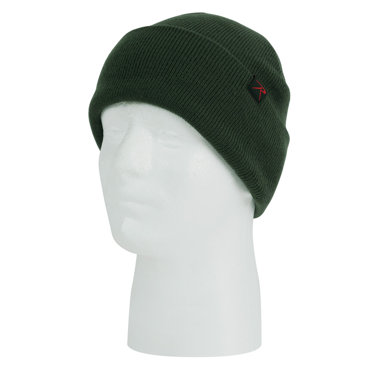 Fine Knit Deluxe Acrylic Watch Cap Solid Colors Cold Weather Hat