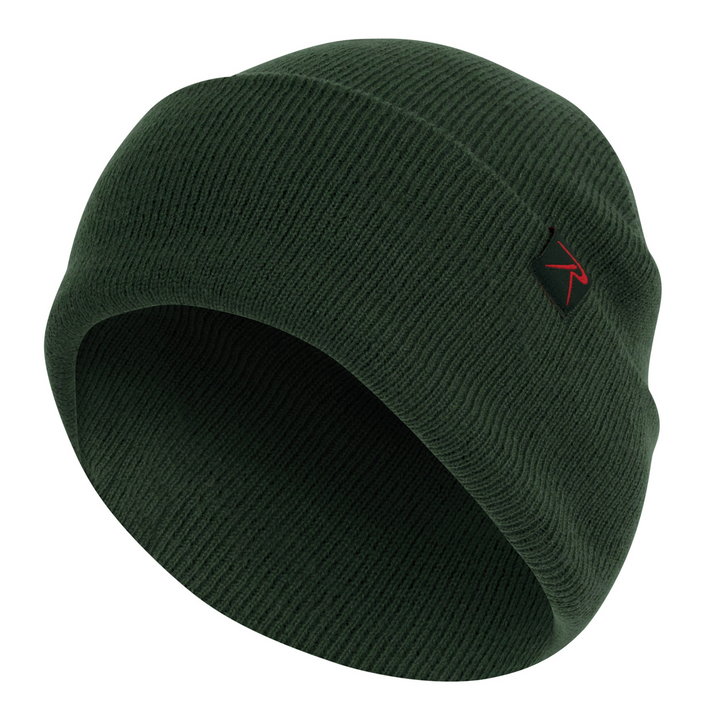 Fine Knit Deluxe Acrylic Watch Cap Solid Colors Cold Weather Hat