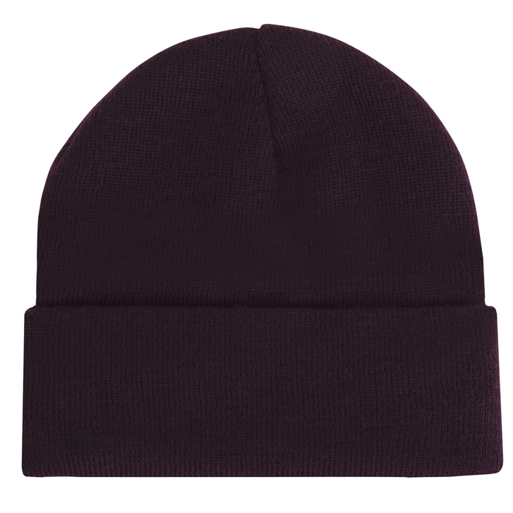 Fine Knit Deluxe Acrylic Watch Cap Solid Colors Cold Weather Hat