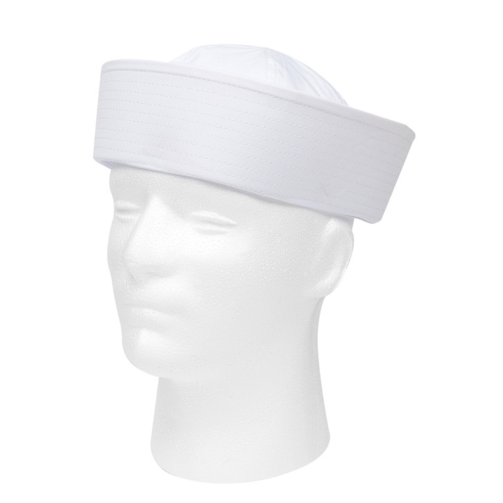Sailor Hat White Military US Navy Cotton Dixie Cup Yacht Cap Sailing Nautical