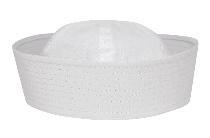 Sailor Hat White Military US Navy Cotton Dixie Cup Yacht Cap Sailing Nautical