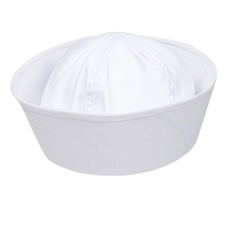 Sailor Hat White Military US Navy Cotton Dixie Cup Yacht Cap Sailing Nautical