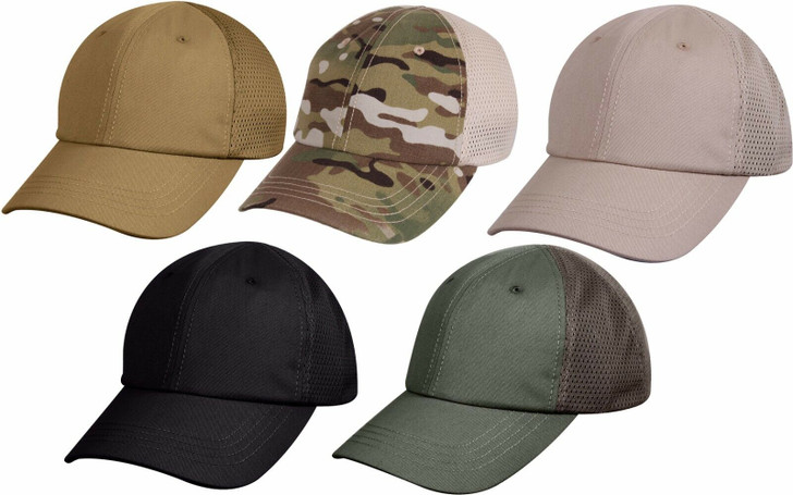 Tactical Mesh Cap Adjustable Military Ball Hat Lightweight Summer Breathable