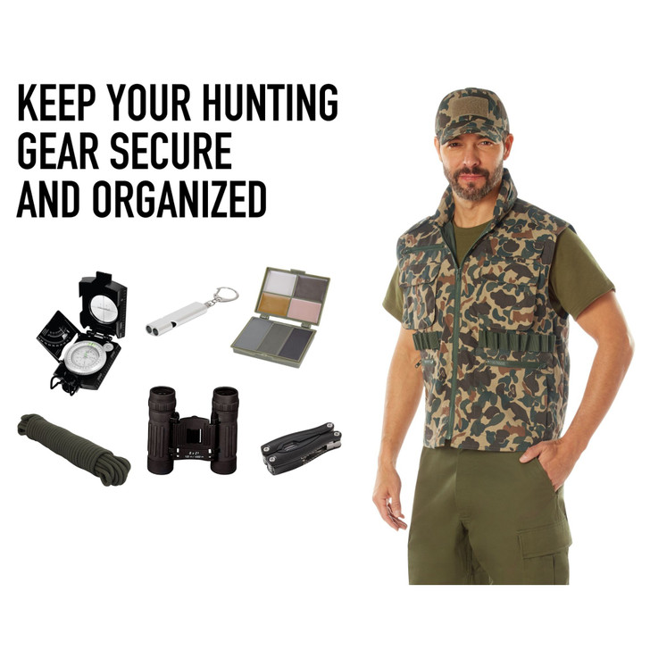Tactical Ranger Vest Hunting Shooters Outdoor Fishing Travel Work Camping Hiking
