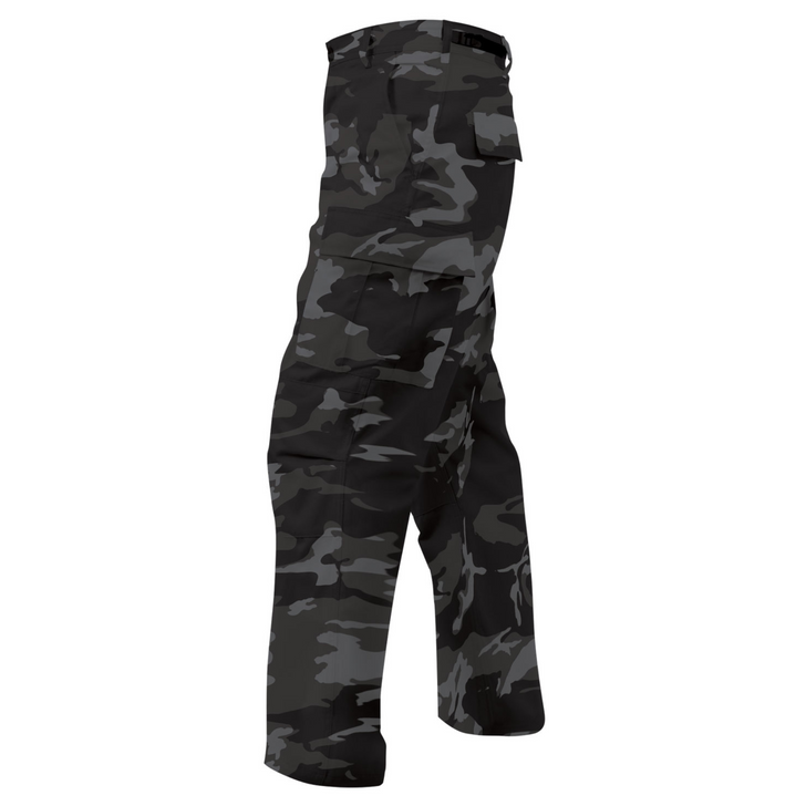 Military Paratrooper Fatigues Cargo Camo Pants 8 Pocket Washed Army Tactical