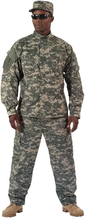 ACU Digital Camouflage Military BDU Uniform Rip Stop Army Combat Shirt or Cargo Pants Tactical Fatigue