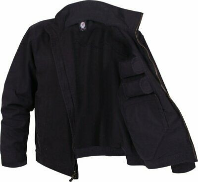 Black Lightweight Ambidextrous Concealed Carry Jacket