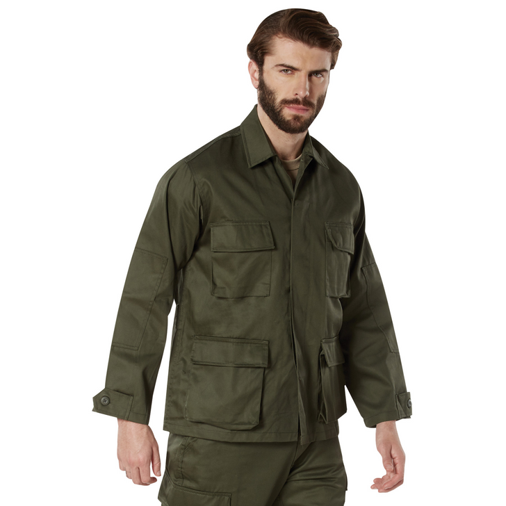 Military BDU Shirt Tactical Uniform Army Coat Camouflage Army Fatigue Jacket