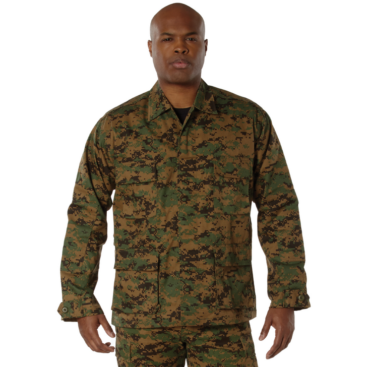 Military BDU Shirt Tactical Uniform Army Coat Camouflage Army Fatigue Jacket