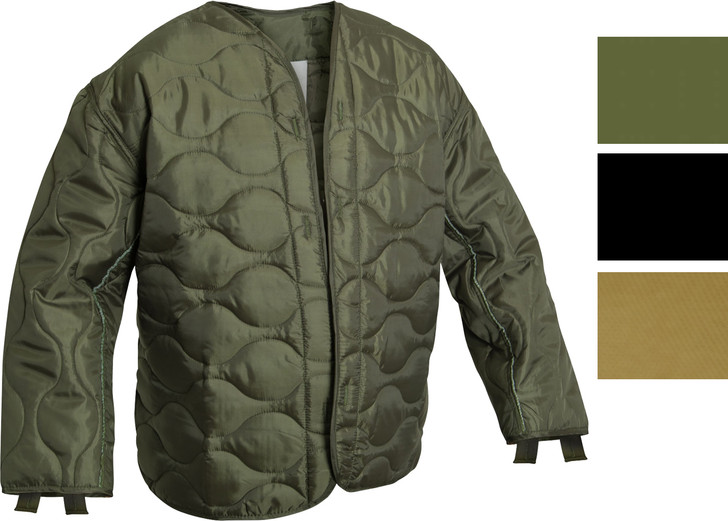 Insulated Padded Liner Button-In for Military M-65 Field Jacket