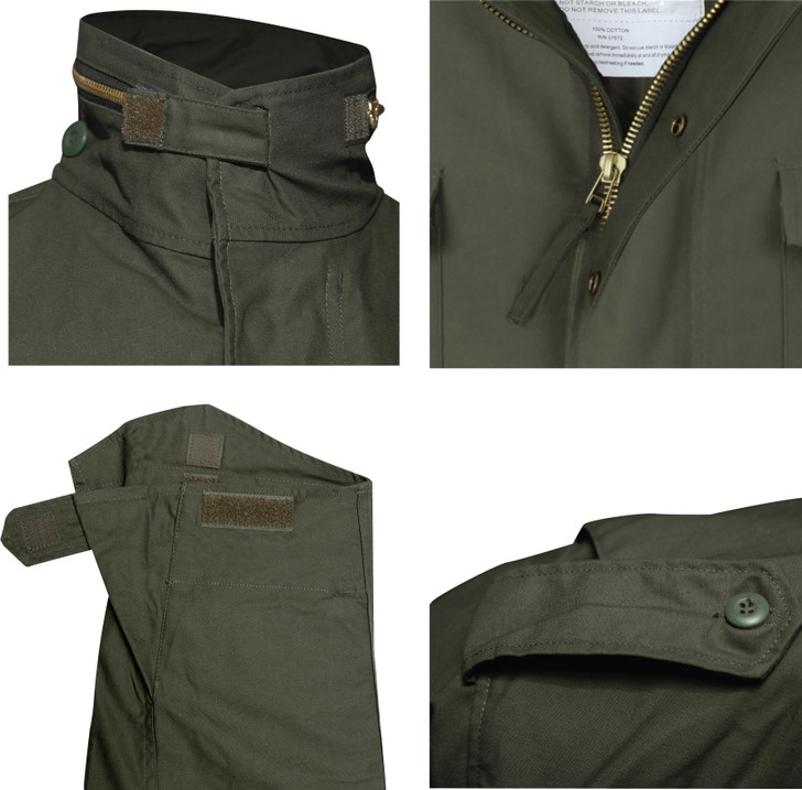 Military M-65 Field Jacket and Liner, Tactical M65 Coat Uniform Army Camo