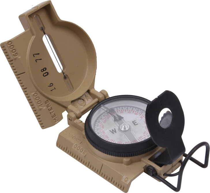 Cammenga US Military Tritium Lensatic Waterproof Compass with Pouch