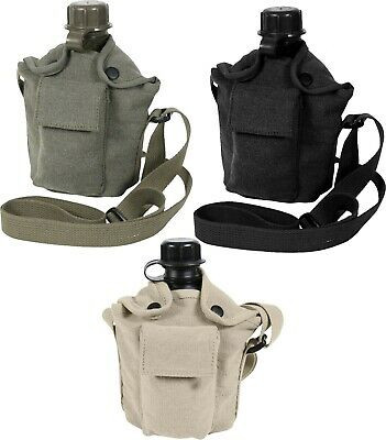 Vintage Canteen Cover 1 Qt & Carry Shoulder Strap Camping Outdoor Travel Hiking