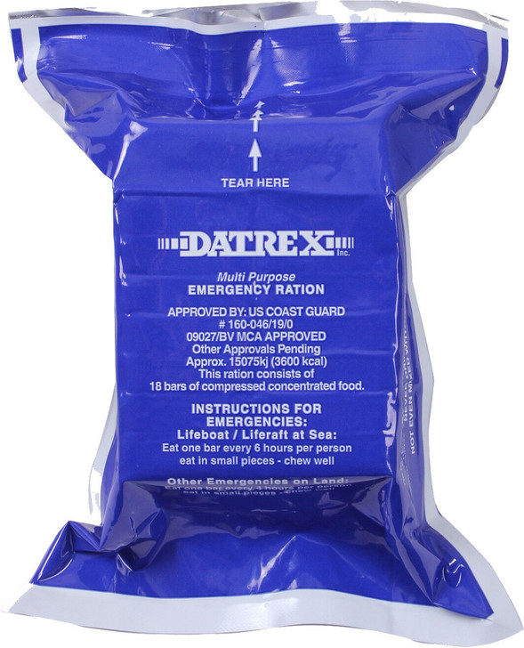 DATREX 3600 Calories Emergency Food Ration Coconut MRE Bars Case - 360 Bars Per Box