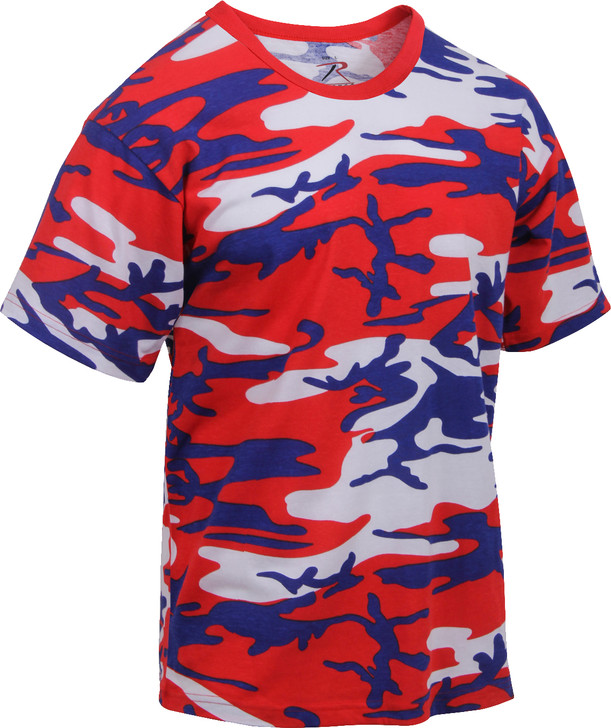 Red White Blue Camouflage