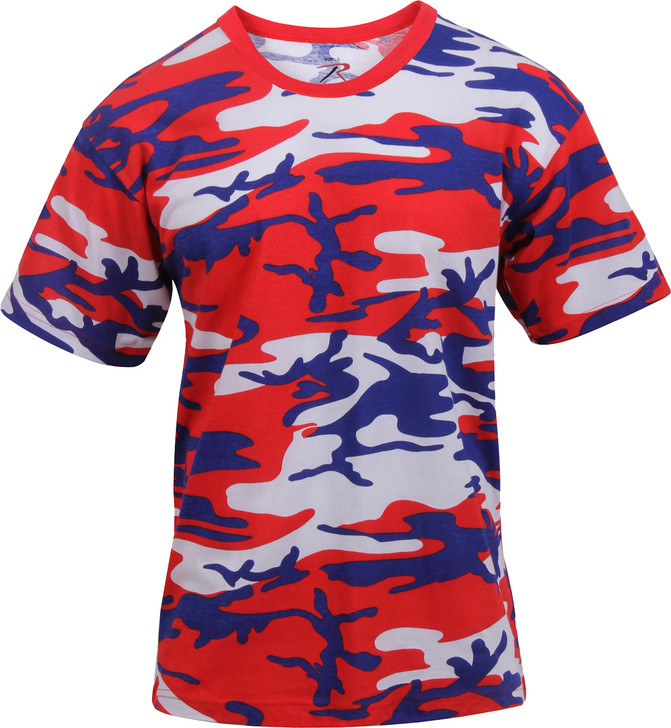 Red White Blue Camouflage