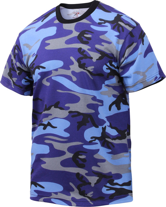 Electric Blue Camouflage