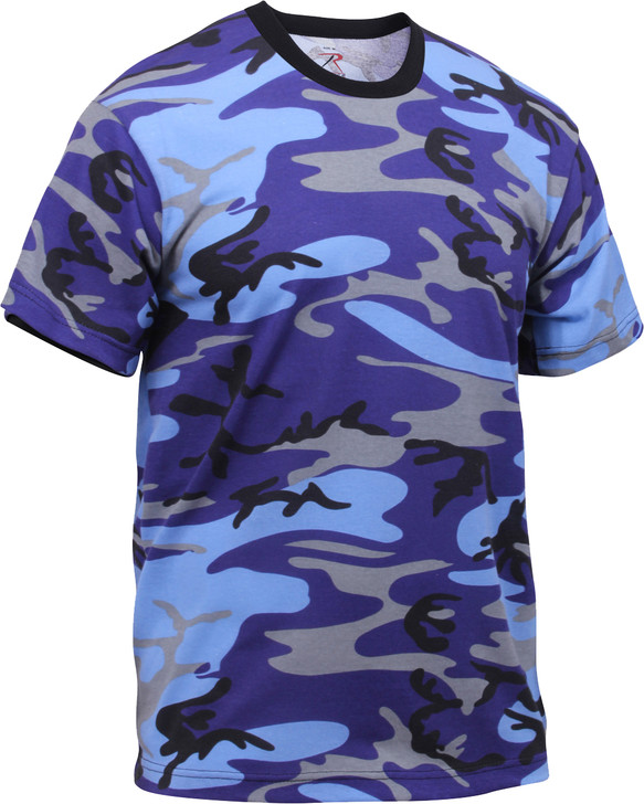 Electric Blue Camouflage