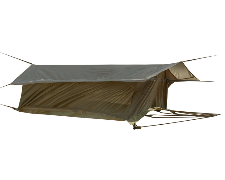 Olive Drab Jungle Hammock Waterproof Mesh Tent Covered Camping Backyard Shelter