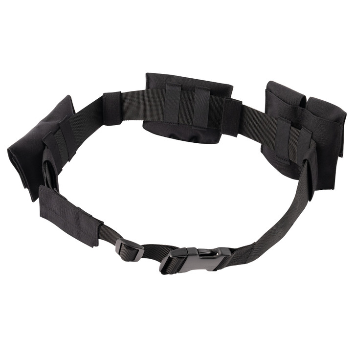 Black Tactical SWAT Belt | Adjustable Heavyweight Utility Gear Belt with Pouches