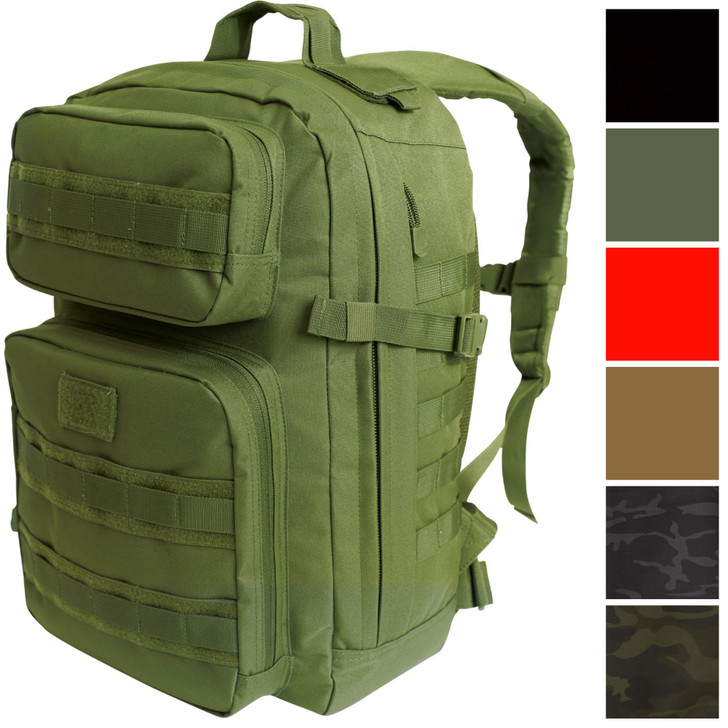 Tactical Fast Mover Backpack MOLLE Overnight Weekend Bag Knapsack 34L