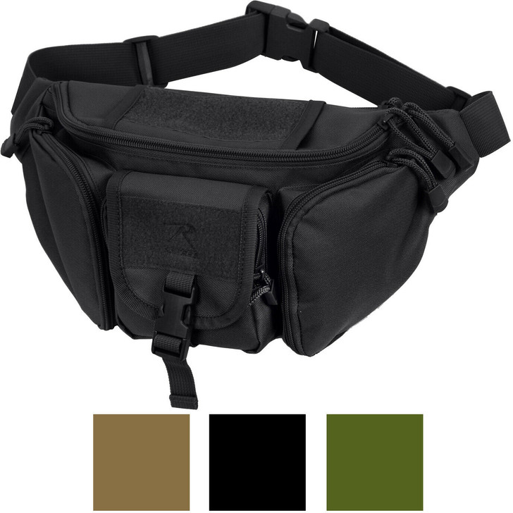 Tactical Hip Pack Concealed Carry Waist Fanny Pouch CCW Quick Release Bag