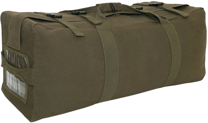 Olive Drab Canvas Gen II Duffle Bag 2 Strap Backpack Tactical Army