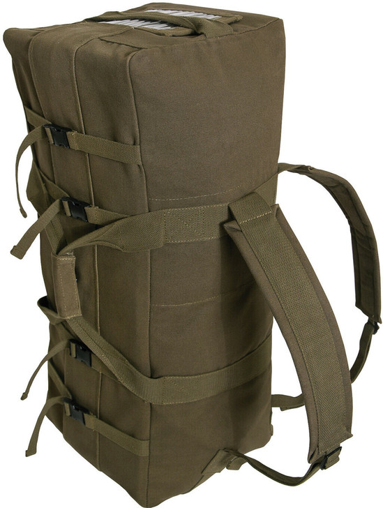 Olive Drab Canvas Gen II Duffle Bag 2 Strap Backpack Tactical Army Type Duffel