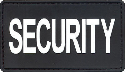 Security PVC Waterproof Hook Patch - Black & White