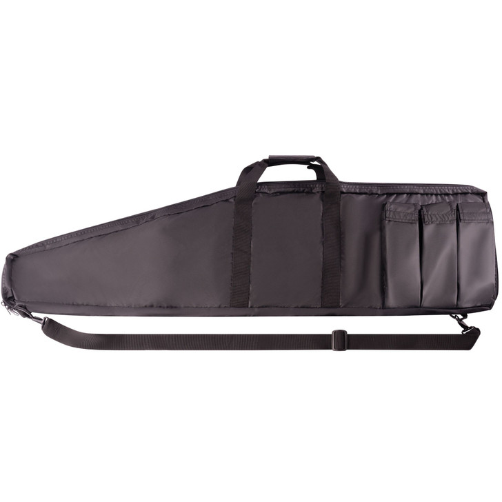 Black Nylon Assault Rifle Cover with Mag Pouches 43" Long