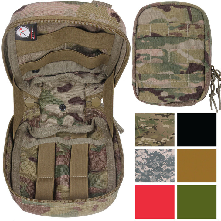 Trauma & First Aid Kit Pouch Medical Supply Small Tactical Case Bag MOLLE