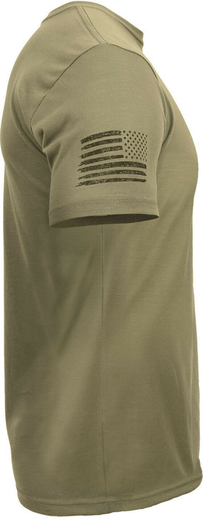3 PACK Coyote Brown AR 670-1 Tactical US Athletic Muscle T-Shirt & Loop Field
