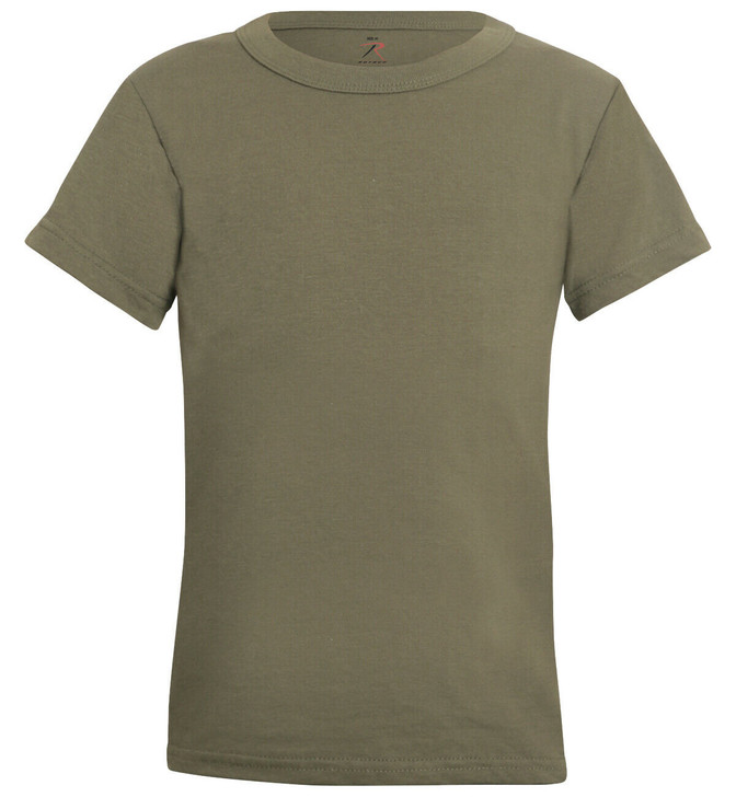 Kids Coyote Brown Official AR 670-1 US Army Solid Super Soft Military T-Shirt (1629)