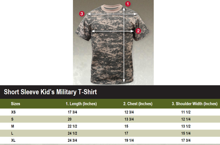 Kids Coyote Brown Official AR 670-1 US Army Solid Super Soft Military T-Shirt (1629)