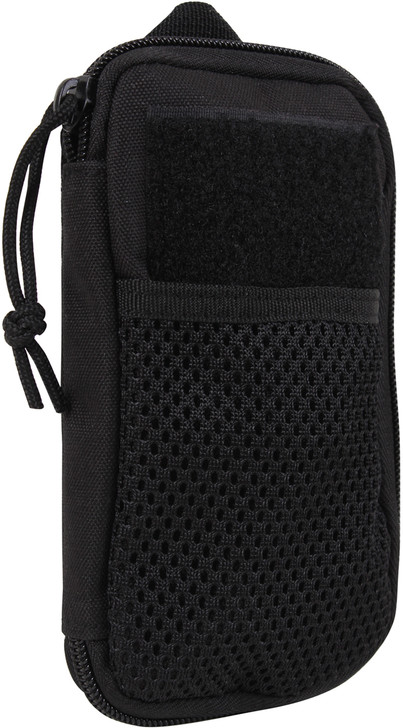 Black Tactical Travel Wallet Carry Pouch ID Holder Passport Cards Belt Snaps