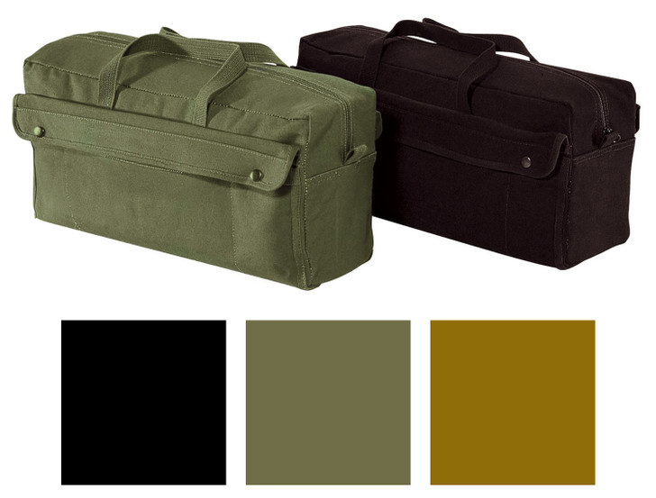 Jumbo Heavy-Duty Work Mechanics Tool Bag Strong Cotton Canvas Long Tools Bag 17.5" x 9.5" x 6.5"