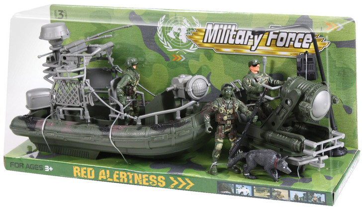 Kids Camouflage Military Force Amphibious Play Army Toy Set