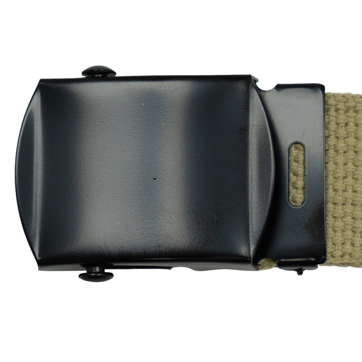 Black Web Belt Buckle