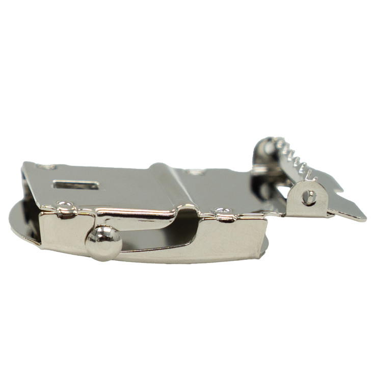 Chrome Web Belt Buckle