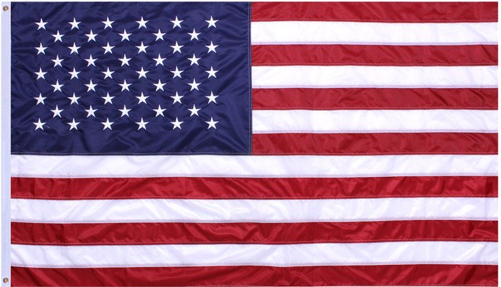 US Flag 3' x 5' Double Stitched Deluxe Quality Large USA American Grommets