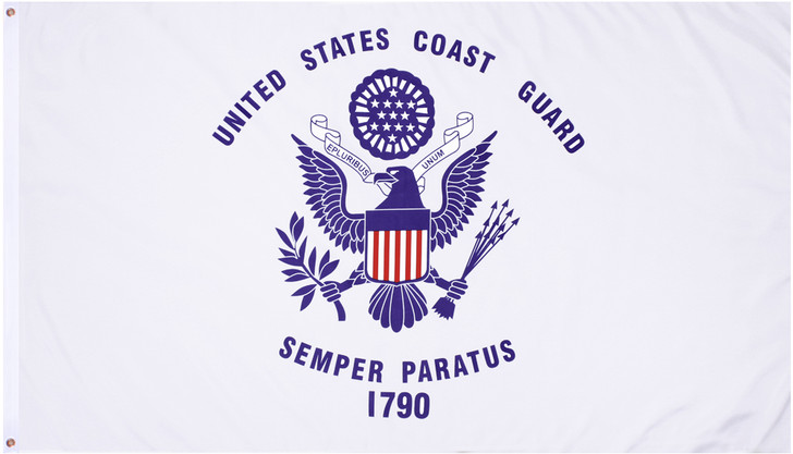 United States Coast Guard Semper Paratus 1790 US Coast Guard 3' x 5' Flag
