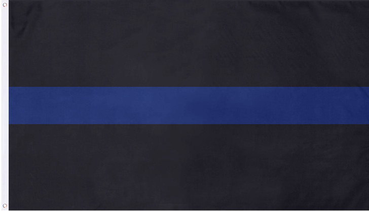 Subdued Thin Blue Line TBL Support The Police Flag 3' x 5'