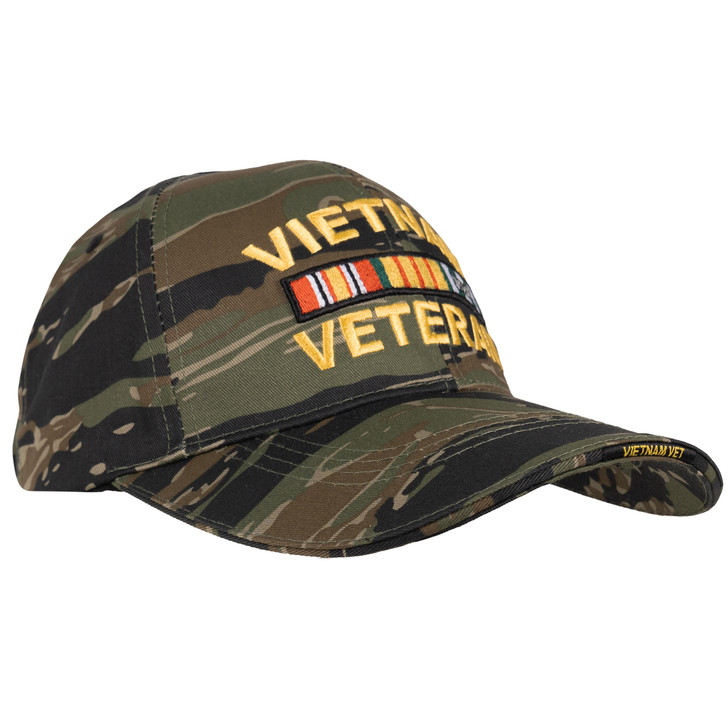 Tiger Stripe Camouflage Vietnam Veteran Military Adjustable Cap