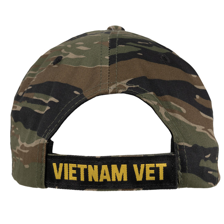 Tiger Stripe Camouflage Vietnam Veteran Military Adjustable Cap