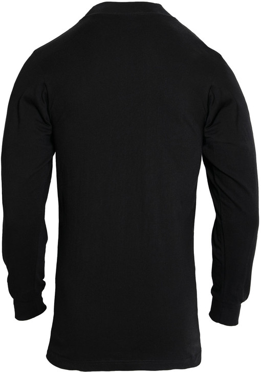 Security Mock Turtleneck Black Embroidered Uniform Duty Guard Officer Shirt Top