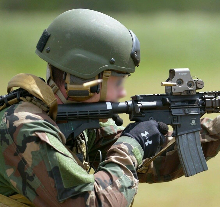 Tactical Hard ABS Helmet + Chin Straps, Modular MICH-2000 Replica Military Army